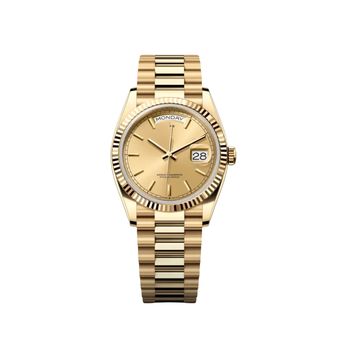 Gentlemen’s “Golden daydate” luxury watch